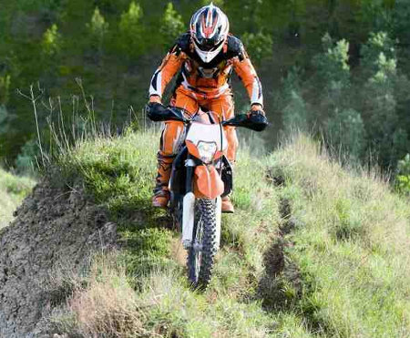 discesa nell'offroad